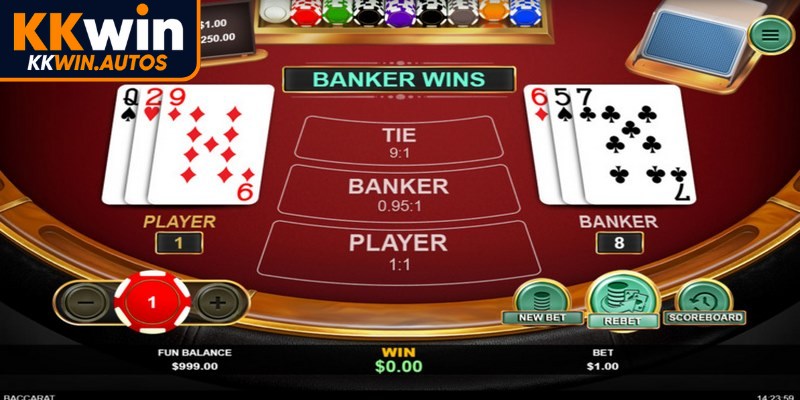 Hạn chế cược cửa hòa là bí quyết đánh Baccarat thành công