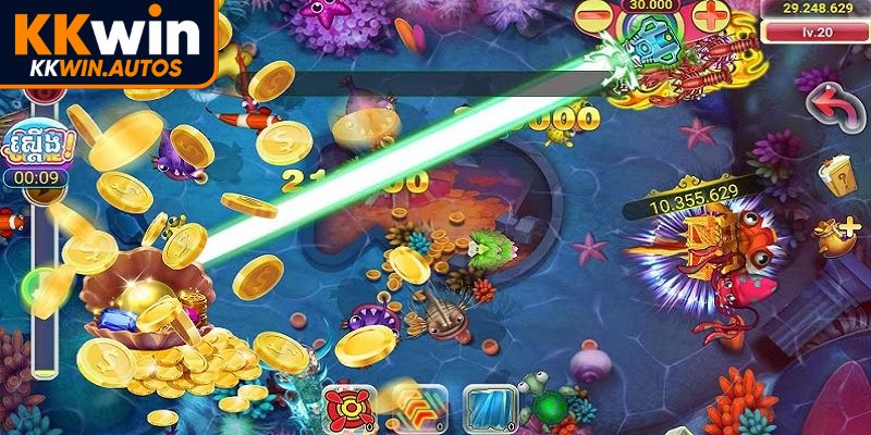 Khóa mục tiêu cố định toàn bộ sinh vật trên màn hình