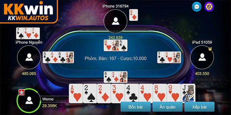 Hướng dẫn chơi Phỏm trực tuyến giữ nguyên đặc trưng vốn có